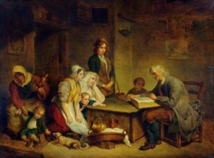 Greuze, Jean-Baptiste; A Father Reading the Bible to His Family; Ferens Art Gallery; http://www.artuk.org/artworks/a-father-reading-the-bible-to-his-family-78569
